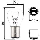Izzó 24v 21/5W 8GD002078241 A3/4