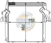 Intercooler Hűtő Mercedes Actros | 00002715