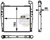 Intercooler Hűtő Scania 4 | 00002A33