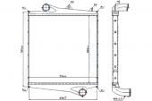 Intercooler Hűtő Volvo FH | 00002AB7