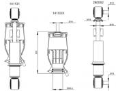 Fülkelégrugó Volvo /Hátsó/ | 14355T