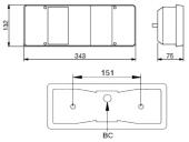 Hátsó Lámpa /5 Kamrás, Jobb/ | 19161T