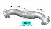 Kipufogó Turbócső Mercedes Actros | T01557