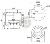 Légrugó 1810KP KON4 A5 | T03700